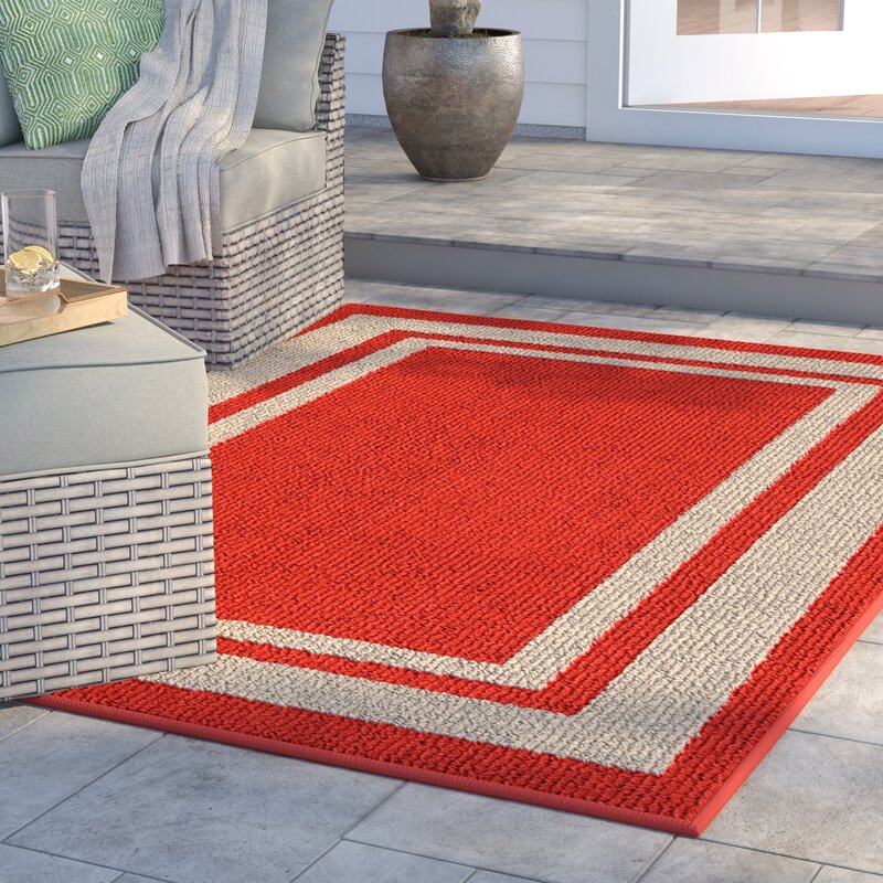 Sol 72 Outdoor Ackerson Tufted Red Indoor/Outdoor Area Rug & Reviews